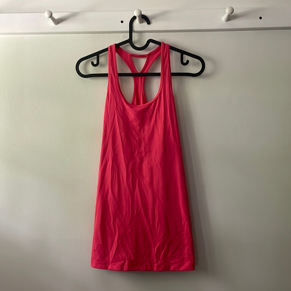 Calia Pink tank top with design on back in size xs